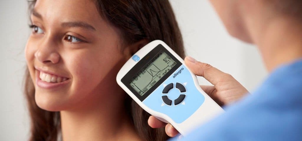 Handheld Tympanometry Testing
