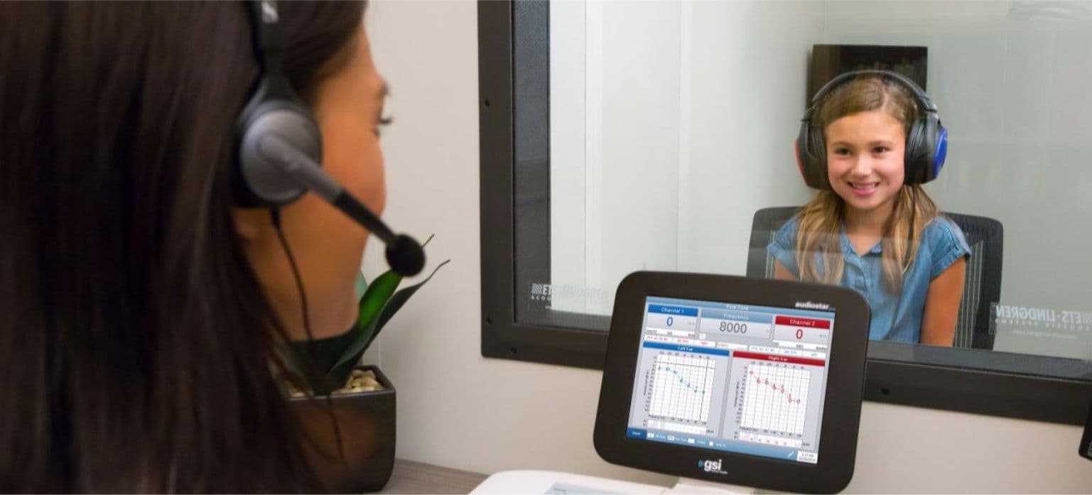 Pure tone audiometry testing with the GSI AudioStar Pro