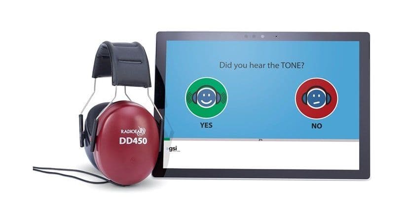 Flex tablet automated audiometry from Grason-Stadler